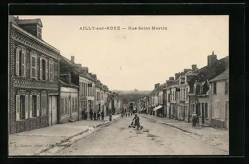 AK Ailly-sur-Noye, Rue Saint-Martin