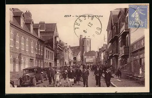 AK Ault, La Grande Rue et l`Eglise