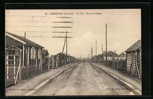 AK Longueau, La Cité, Rue des Belges