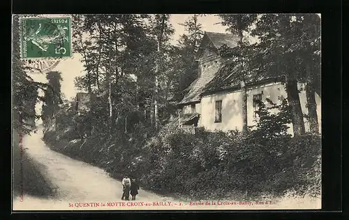 AK St-Quentin-la-Motte-Croix-au-Bailly, Entrée de la Croix-au-Bailly, Rue d`Eu