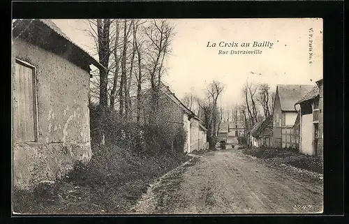 AK La Croix-au-Bailly, Rue Dutrainville