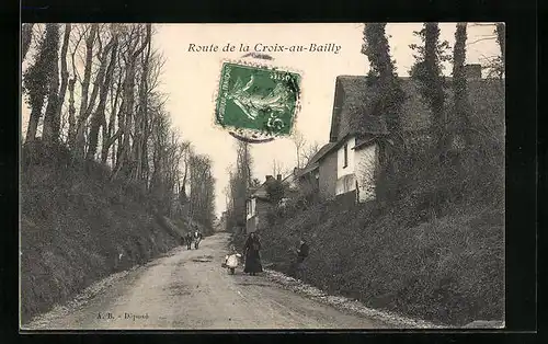 AK Croix-au-Bailly, La Route