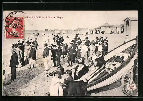 AK Calais, Scène de Plage