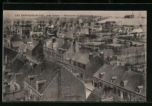 AK Les Baraques-Plage, Panorama et Sèmaphore