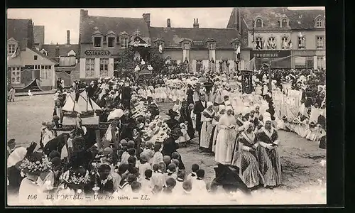 AK Le Portel, Une Procession