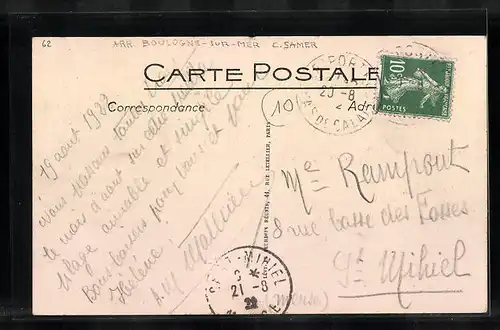 AK Le Portel, Une Procession