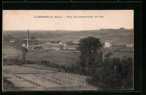 AK Lumbres, Vue des Papeteries de l`Aa