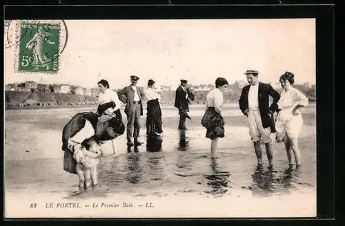 AK Le Portel, Le Premier Bain