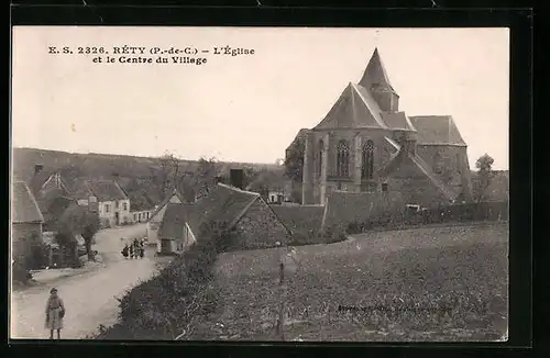 AK Rèty, L`Èglise et le Centre du Village