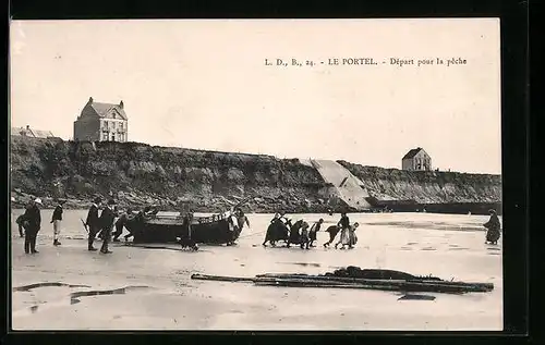 AK Le Portel, Dèpart pour la peche