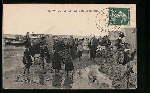 AK Le Portel, Les Bateaux à marèe montante