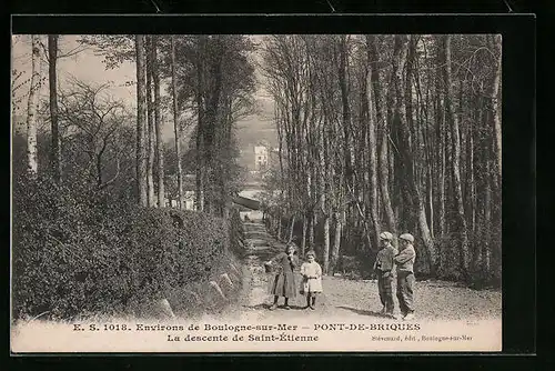 AK Pont-de-Briques, La descente de Saint-Ètienne