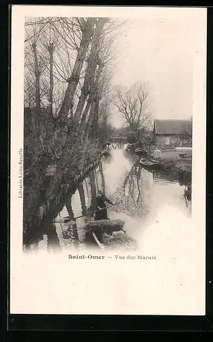 AK Saint-Omer, Vue des Marais