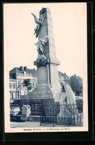 AK Arques, Le Monument aux Morts