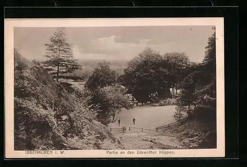 AK Ibbenbüren i. W., Partie an den Dörenther Klippen