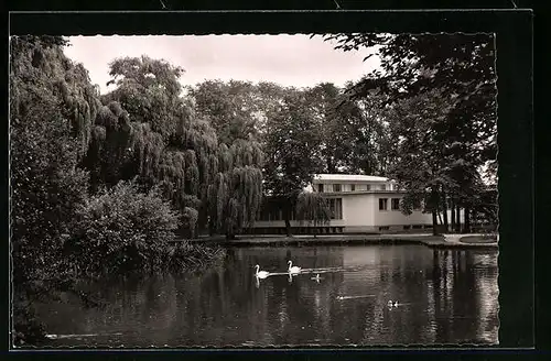 AK Bad Hersfeld, Partie am Teich