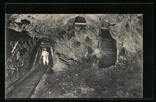 AK Dürnberg, Salzbergwerk - Steinsalzkammer im Jakobbergstollen