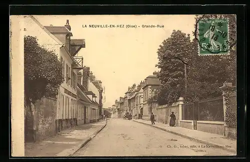 AK La Neuville-en-Hez, Grande-Rue