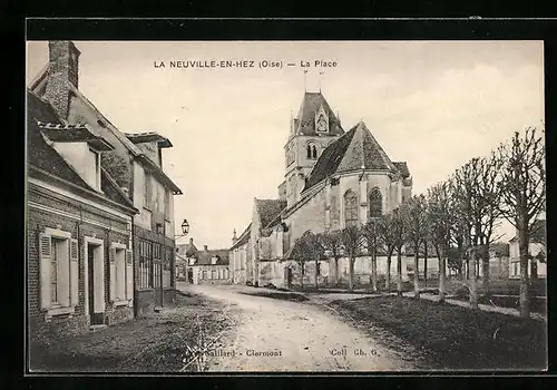 AK La Neuville-en-Hez, La Place