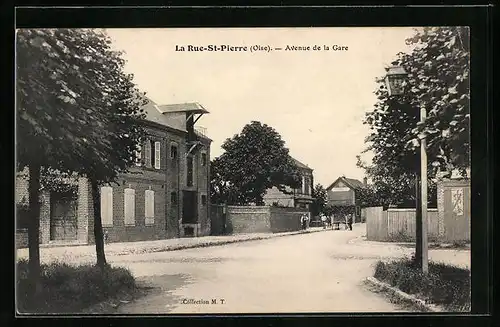 AK La Rue-Saint-Pierre, Avenue de la Gare