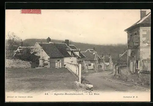 AK Agnetz-Boulaincourt, La Rue