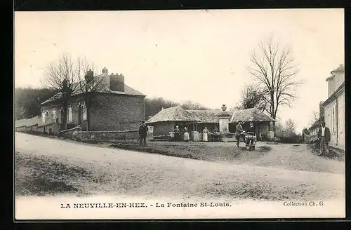 AK La Neuville-en-Hez, La Fontaine Saint-Louis