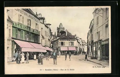 AK Senlis, Rue de la Halle