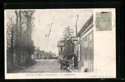 AK Andeville, Une Rue