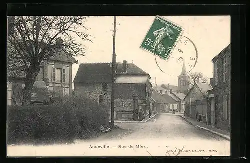 AK Andeville, Rue de Méru