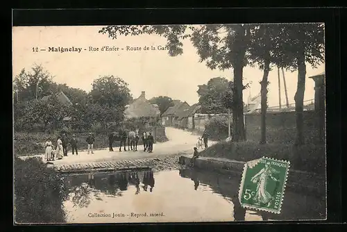 AK Maignelay, Rue d`Enfer, Route de la Gare