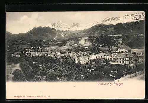 AK Innsbruck-Saggen, Teilansicht