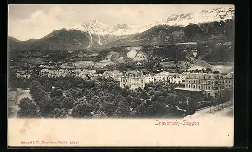 AK Innsbruck-Saggen, Teilansicht