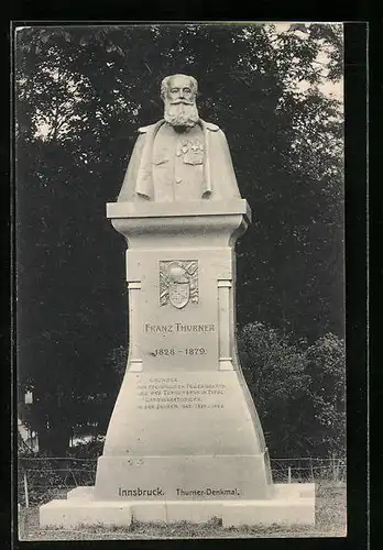 AK Innsbruck, Franz Thurner Denkmal