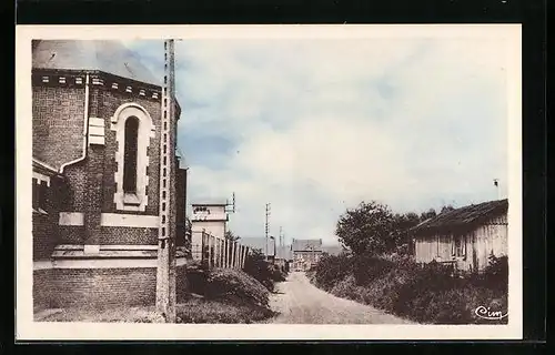 AK Montauban-de-Picardie, Rue du Coeur