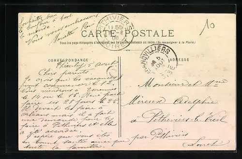 AK Frocourt, Vue panoramique