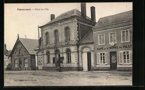 AK Vignacourt, Hôtel de Ville
