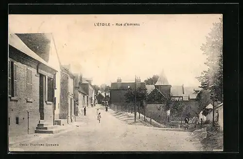 AK L`Étoile, Rue d`Amiens, Strassenpartie