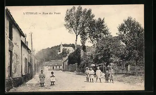 AK L`Étoile, Rue du Pont, Strassenpartie