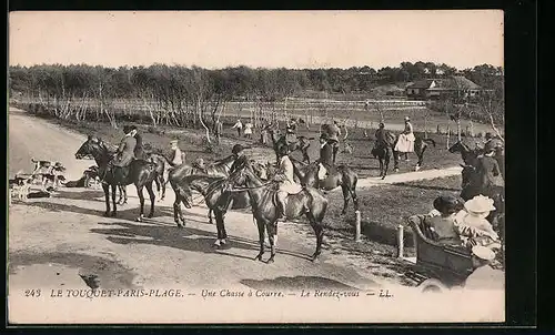 AK Le Touquet-Paris-Plage, Une Chasse à Courre - Le Rendez-vous