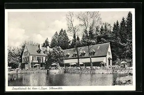 AK Horn-Leopoldstadt, Waldrestaurant u. Pension Silbermühle