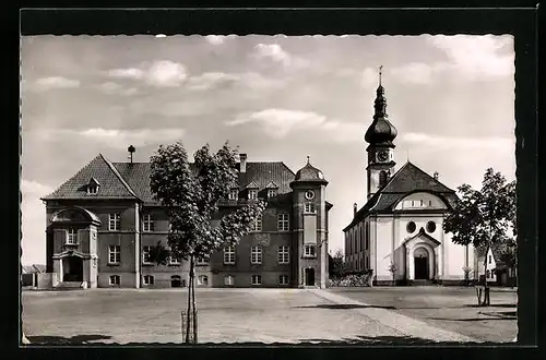 AK Böhl, Evgl. Kirche und Volksschule