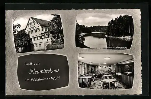 AK Neuwirtshaus, Hotel Neuwirtshaus, Stausee Hüttenbühl