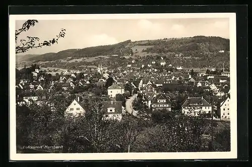 AK Murrhardt, Ortsansicht aus der Vogelschau