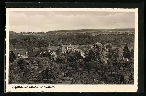 AK Wüstenrot / Württ., Ortsansicht aus der Vogelschau