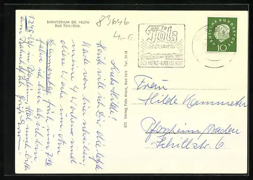 AK Bad Tölz, Sanatorium Dr. Fruth