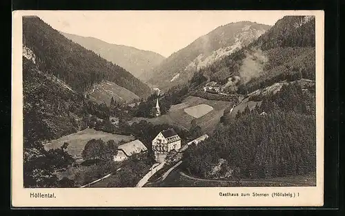 AK Höllental, Gasthaus zum Sternen, Höllsteig 1