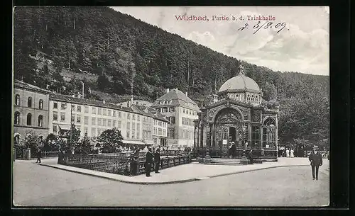 AK Wildbad, Partie bei der Trinkhalle