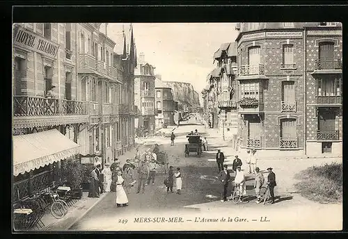AK Mers-sur-Mer, L`Avenue de la Gare
