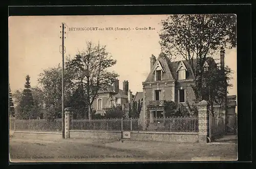 AK Bethencourt-sur-Mer, Grande Rue