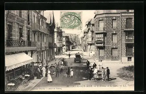 AK Mers-Sur-Mer, L`Avenue de la Gare